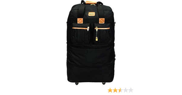 Amazon.com: Maleta de viaje de 36 pulgadas, color negro con ruedas grandes  : Ropa, Zapatos y Joyería