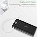 Power Bank 24000mAh High Capacity Portable Phone Charger with 2.4A Output Port, 2A Input Port, LED Indicator and 2 Quick Charging Ports Compatible for Smart Phones, Tablets and Other Devices-Black