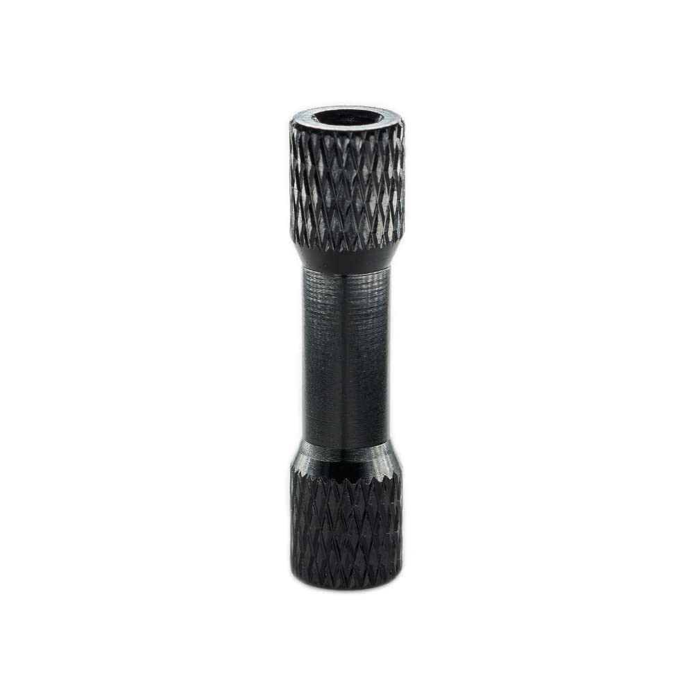 Photo 1 of [12PCS] 25mm M3 Knurled Aluminum Standoff, Wide Head Column Spacer Pillar for DIY Parts RC/FPV/Drone Multicopter, Black
