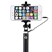 Selfie Stick, Yoyamo Wired Selfie Stick for iPhone 6S/6S Plus/6/6 Plus/5S/ GalaxyS7/ Galaxy S7 Edge and More(Black)