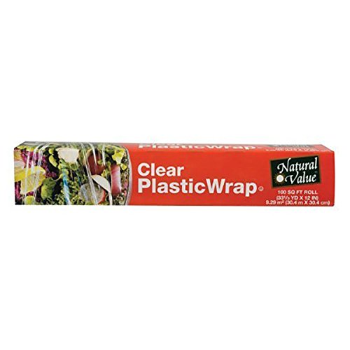 Natural Value Clear Plastic Wrap, 2 1/8 x 2 1/8 x 12 1/4