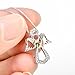 Angel caller Christmas Birthday Silver Virgin Mary Guardian Angel Cherub Necklace Rolo Chain Gift (angel)