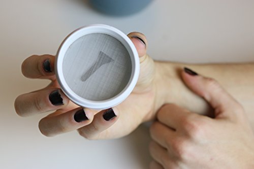 Soft Matte White 2.5 inch Grinder | Smooth Grind and Feel | Magnetic Lid