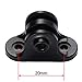 Dymoece Aluminum Alloy Combo Adapter for Garmin Mount,Gopro Camera and Most of Bryton Mountthumb 2