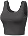 FPT Womens Basic Crop Tank Top CHARCOAL LARGE