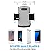 Car Mount, Bestfy Dashboard Car Phone Holder with Telescoping Long Arm/Quick Release Button/ Cable Hook for iPhone, Samsung, and More Smartphones