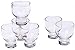 Japanese Cold Glass Clear Sake Cup, 2-Ounces Cups, Set of 6