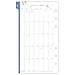 Day-Timer Planner Refill 2017, 2 Page Per Week, 3-3/4 x 6-3/4