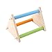 Sheens Bird Perch, Parrot Wooden Grinding Paw Toy Pet Bird Cage Stand Platform Rack Paw Poles for Budgies Parakeet Cockatiel Cockatoo Conure Lovebird (Triangle)thumb 1