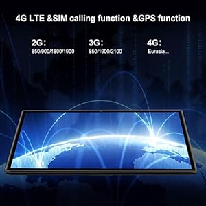 AOYODKG Tablet 4G LTE + WIFI con 10.1'' FHD, Android 9, 3GB RAM + 32GB ROM, 128GB Espandibili, Quad-Core, Batteria… - immagine 5