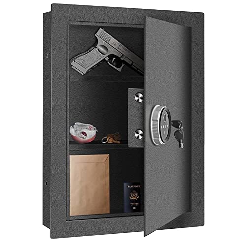 Biometric Wall Safe, Hidden Fingerprint Security Wall Safe, In Wall