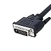 StarTech.com 6 ft 90 Degree Down Angled Dual Link DVI-D Monitor Cable M/M - Male to Male 25 pin DVI-D Video Cable Black 6 Feet - 2560x1600 (DVIDDMMBA6)