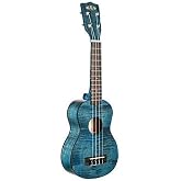 Kala KA-SEMB Exotic Mahogany Soprano Ukulele - Blue