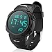 Sport Watch, 50M Waterproof Watch, Sport Wrist Watch for Men Women Kids, Digital Watch with Alarm Date and Time Outdoor Running Swimming Black Military Large Display Luminous Sport Digital Wrist Watch