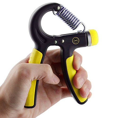 Hand Grip Strengthener - 20-90 lbs Adjustable Resistance Range - Hand Gripper Strength Exerciser - Non-Slip Handle for Forearm, Finger, and Hands Workoutâ€¦