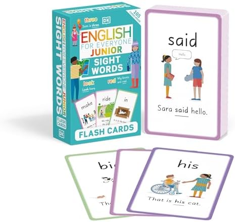 Amazon.com: English for Everyone Junior High-Frequency Words Flash