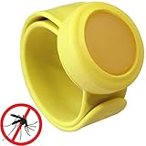 Mozgone Baby Safe Insect Repellent Snap Bracelets. Deet and Chemical Free. Citronella Is Safe and Effective Protection From Mosquitos. Enjoy Summer Without Stings! (Yellow)