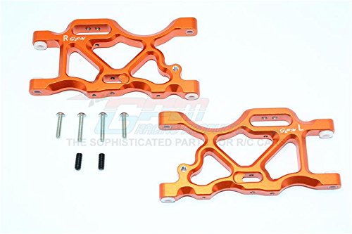 Arrma Senton 6S BLX (AR102654) Upgrade Parts Aluminum Rear Lower Arms - 1Pr Set Orange