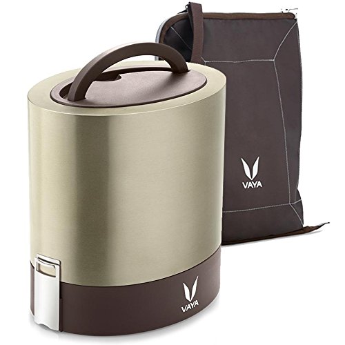 Vaya Tyffyn 1000 ml Insulated Lunch Box w.Bag Mat Stainless Steel