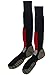 Eurosock Jr. Ski Supreme Socks- 0412J (Black/Red, X-Small)