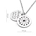 N.egret Thank You My Flower Girl Dad Girl Jewelry Mom &Daughter Necklace Pendant for Girl Teen