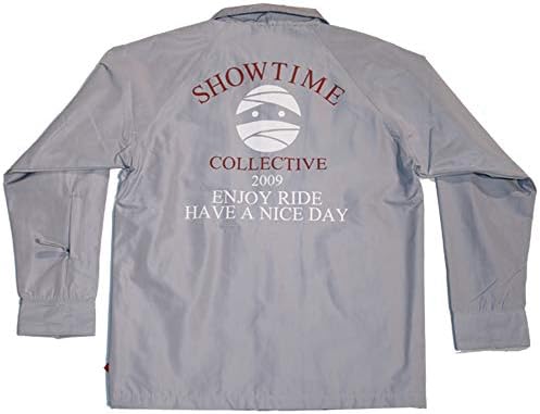 ステッカープレゼント 撥水コーチジャケット Showtime アイテム勢ぞろい Collective 撥水防水耐水スノーコーチジャケット裏地メッシュ Cjk 1901 Enjoy Coach Ride フードウォーマーで人気ブランドショータイムコレクティブ Waterproof Jacketスノーボードスノーウェア
