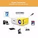 Mini Projector,ELEGIANT Portable 1080P LED Projector Outdoor Home Cinema Theater with PC Laptop USB/SD/AV/HDMI Input Pocket Projector for Video TV Movie Party Game Home Entertainment Pico Projector
