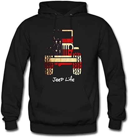 DIYCN Custom Jeep Hoodies, Personalized Jeep Sweatshirt for Men