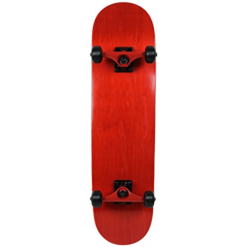 Moose Pro Complete Assembled Skateboard, Assorted Stained Co
