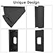 QIBOX Anti-Theft Video Doorbell Mount Compatible with Video Doorbell 4/3/3 Plus/2/1/(2020 Release), Adjustable No-Drill Mounting Bracket Wedge Adapter Holder Accessories for Home Rentals Office Room