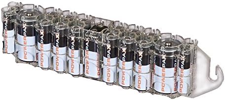 Storacell by Powerpax PBC Original Multi-Pack Battery Caddy, Clear