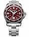 Victorinox Swiss Army Maverick Red Dial SS Quartz Male Watch 241604