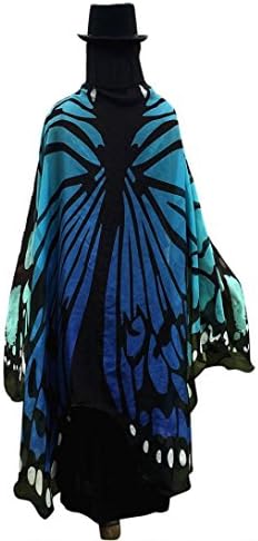 Malltop Ladies Eye-catching Fairy Nymph Elf Soft Fabric Butterfly Peacock Wings Party Parade Event Costume Accessory