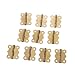 10Pcs Mini Iron Butterfly Hinges Cabinet Drawer Door Butt Hinge primary