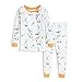 Burt's Bees Baby Baby Pajamas, Tee and Pant 2-Piece PJ Set, 100% Organic Cotton, Rabbit Habit, 3T