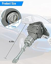 Front Door Lock Cylinder Set Kit with 2 Keys Fit