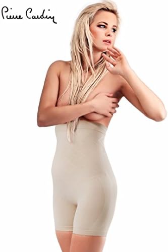 Pierre Cardin Women's High-Waisted Tummy Control Shaper Thigh Slimmer Shapewear
