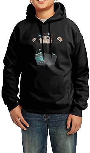 Boys Girls DAN TDM Fleece Hoodie Sweatshirt M
