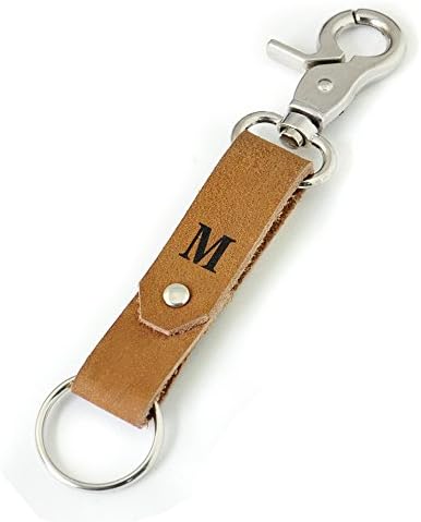 Personalized Leather Key Chain, Leather KeyChain, Custom Name Keychain, Daddy Key Ring, Personalized Key Ring, Men' s Gift