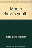Front cover for the book Martin Birck's Youth by Hjalmar Söderberg