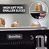 Breville Flow 4-Slice Toaster with High-Lift and Wide Slots | Black [VTT890]