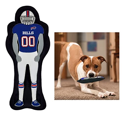 The 1st Ever Tough but Smooth Dog Toy NFL Buffalo Bills Football Athletes Playe…