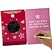 Hallmark Wonder Woman Valentine's Day Card for Kids with Plush Toy (Wonder Woman Fluffball Ornament)