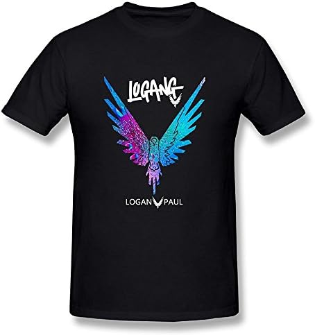 Maverick Logan Paul Logang Youtube Fashion T-Shirt (L, Black)