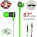 Gaming Earbuds Wired, USB C & 3.5mm Dual Plug in Ear Headphones with Mic and Volume Control for Small Ears, Stereo Bass Noise Isolating Earphones for PC/PS4/PS5/Xbox Series/Switch/Sleep/Sport/Workout