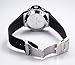 Voeons Men's Chronograph Military Sports Watches 3ATM Waterproof White Stainless Steel Mens Watches