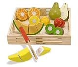 Toy 4 Pack MELISSA & DOUG CUTTING FRUIT CRATE Book
