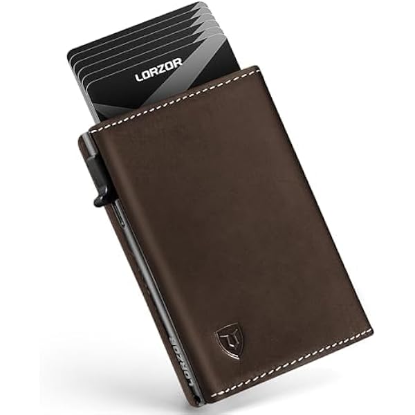 Amazon.com: Jenoss Smart Wallet For Men: Full Grain Leather