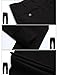 Match Men's Slim Tapered Stretchy Casual Pant (30W x 31L, 8060 Black)