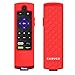 Cuauco Case for Roku Express 3900/ Express+3910/Roku Streaming Stick 3800/Roku Streaming Stick+ 3810,Protective Silicone [Anti Slip] Shock Proof Remote Controller Case (Model Year 2019,2020) (Red)